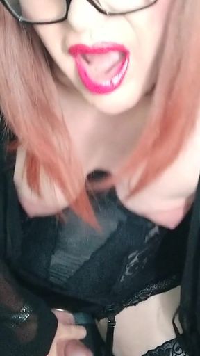 Trans Bitch Playing and Cumming