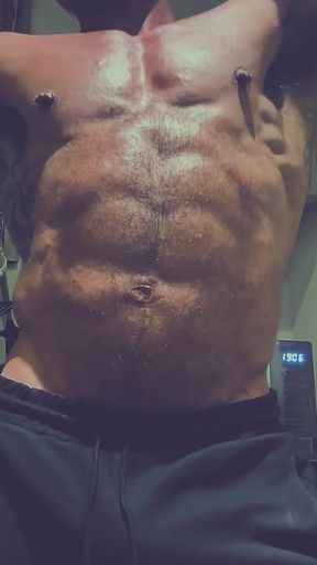 Muscle Kitchen Flexing with Rogan