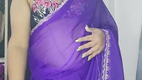 Chek Out My New Saree Do You Like It