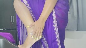 Chek Out My New Saree Do You Like It