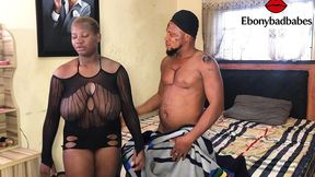 big boobs bad ebony babe loves to fuck my huge dick everytime she comes aeound