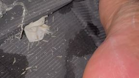 Watch me get hard skin off from my feet, wash them in shower and cream them ASMR