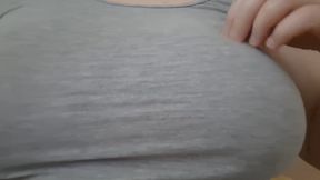 Bouncing my big boobs