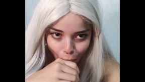 Feiti&ccedil_o Proibido: Wellington perdeu o controle no boquete intenso e gozou na boca da bruxa