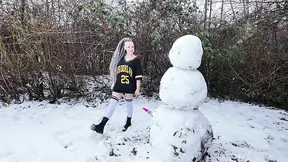 Fucking the Snowman!
