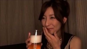 Japanese wife gets rough action