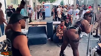 Found a brat worth my time at #folsom. One of a select few that were on the receiving end of my floggers. #bdsm #leather ...