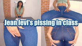 Jean levi's pissing in class - Agatha