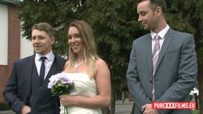 My cheating bride Ella Hughes gets fucekd by Sam Bourne