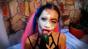 halloween huge cucumber cum