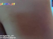 German daddy shave an asian boy's ass before fucking (Tyler Wu)