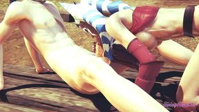 star wars hentai - ahsoka blowjob with cum in hr mouth - japanese asian manga anime porn