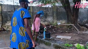 i finally fuck my neighbor because i helped her carry bucket of water