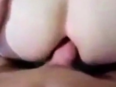 Amateur Bareback White Bubble Ass on Cam