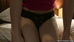 ”Big Breasted transgender ass pumping married couple”