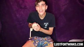 Twink Henry Evans loves anal sex with toys