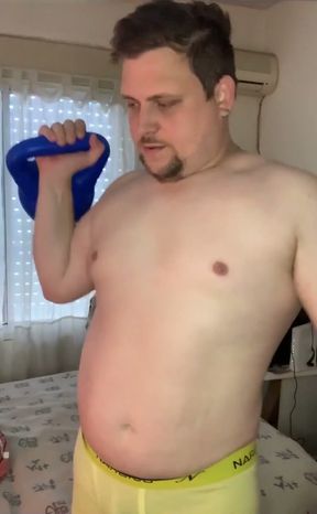 Here's a Little Tutorial for Working Out at Home