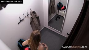Czech Cabins 26: Blonde Bombshell Naked - Camera Captured Every Fucking Thing!