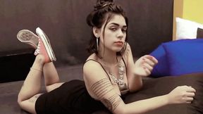 Smoking Beautiful 100's Model Kimberly Video 0070