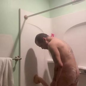 Hot lonely shower