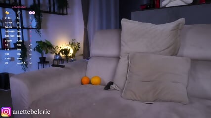 Gorgeous Blonde In Lingerie And Stockings Plays With Her Sexy Pussy