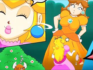 princess peach daisy & rosalina Giga Sluts adventures