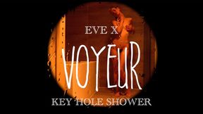 Voyeur - Key Hole Shower (Eve X) WMV HD