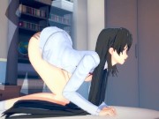 [OreGairu] Shizuka Hiratsuka(3d hentai)