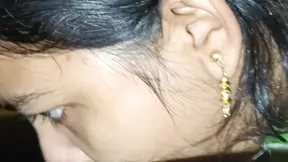 Desi housewife gets turned on with condom play
