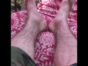 Look at my feet while I read