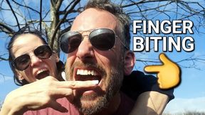 Finger Biting - Lake Reese and Rylee Cash Lake Reese puts his Mark on Rylee Cash's fingers outside in the sunlight. Slow Bites. Deep Marks. See the pain and pleasure on her face while Lake's chompers take hold of her petite, manicured hands...