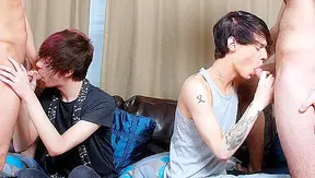 Fraser, Jaye Elekra Heat Up Wild Three-Way Action – GayXXX Hot Scenes