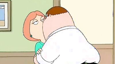 Office sex with a redhead and a griffin in a cartoon family hentai