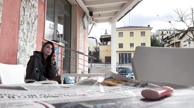 MILF cheats on her boyfriend with a stranger on his panda _lucas hope