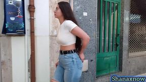 shanaxnow smoking fetish big ass walking in tight jeans