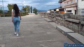 shanaxnow smoking fetish big ass walking in tight jeans