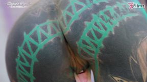 tattooed anuskatzz getting analyzed (1080)
