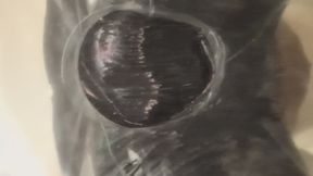 Sitting on Inflatable Clear Cushion and Wetting My Grey Wool Leggings