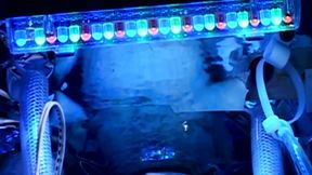 Outstanding Blonde Slut Taking a Loaded Cock Deep Inside Her Holes