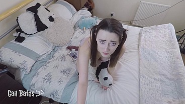 Bratty teen Gail Bates deep hard anal with stepdad