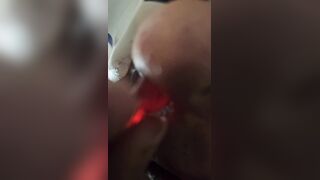 I drink a snake-shaped candy 60 cm thru my nose =