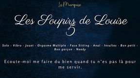les soupirs de louise 5 - french female anal solo dirty talking