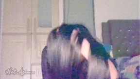 Delicious pussy sexy Asian girl big ass and fuck at midnight - POV