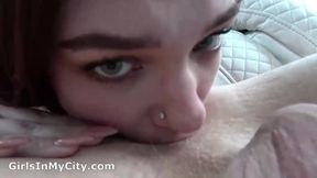 Third Date With Big-titted Redhead 18yo girl