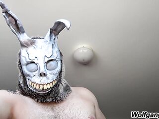 MASKED STUD POUNDS U - Scary Bunny Halloween BottomPOV ASMR Pounding