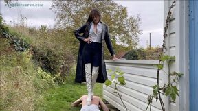 Miss Jen Bailey - Trampling Outside in the Cold in my Thigh High Boots (1080p MP4)