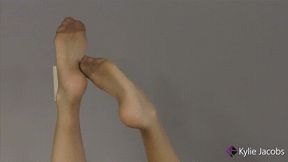 Pantyhose Feet Up Foot Play - Kylie Jacobsx - MP4 1080p HD