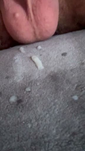 Morning wood cumshot and moaning   Clip 1