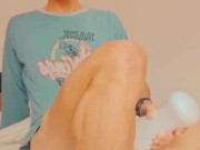 Big Hard Cock in Fleshlight: Anime-Face Hunk Cums Twice & Eats Cum