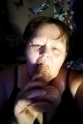 Playing with my dildo